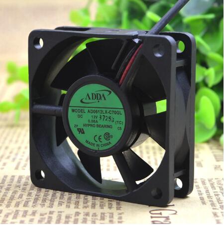 Original ADDA AD0612LX-C70GL Cooling Fan 12V 0.08A 0.96W 2wires AD0612LX-C70GL Fans